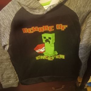 Boys mine craft sweatshirt